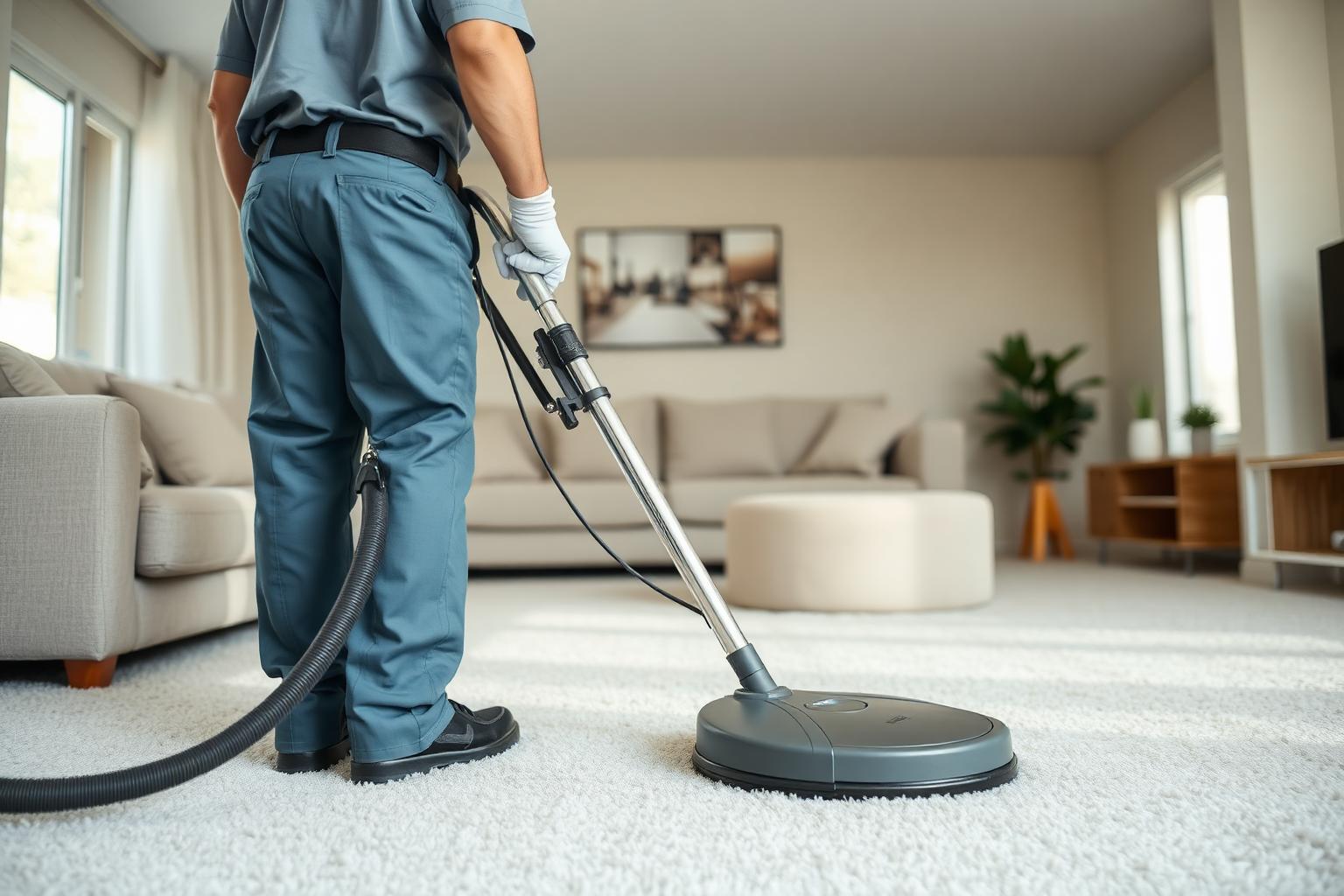 Greenwood technician steam cleaning tile and grout